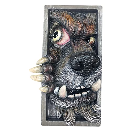 LOVIVER Bücherregal-Monster, personalisierte Frankensteins Monster Buchstützen Harzskulptur, Horror Ornament beängstigende Requisite für Halloween-Partys, Schwarzgrau LOVIVER Bücherregal-Monster, personalisierte Frankensteins Monster Buchstützen Harzskulptur, Horror Ornament beängstigende Requisite für Halloween-Partys, Schwarzgrau von LOVIVER