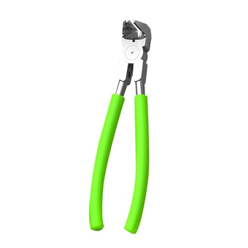 LOVIVER Diagonalzange, 90° abgewinkelter Weichdrahtschneider, PVC-Griff, Kabelschneidezange, bündiger Schnitt für Heimwerkerprojekte, Kabelbinder, Basteln von LOVIVER