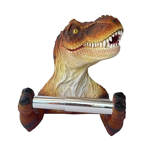 LOVIVER Dino-Toilettenpapierhalter, Dinosaurier-Toilettenpapierhalter, Taschentuch-Organizer von LOVIVER