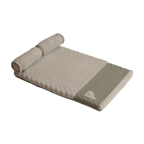 LOVIVER Haustierdecke Zwingermatte Komfortable Mehrzweck-Vorräte Warme Tragbare Waschbare Katze Hund Käfig Kissen Hundebett Matte für, Gray L 60cmx40cm LOVIVER Haustierdecke Zwingermatte Komfortable Mehrzweck-Vorräte Warme Tragbare Waschbare Katze Hund Käfig Kissen Hundebett Matte für, Gray L 60cmx40cm von LOVIVER