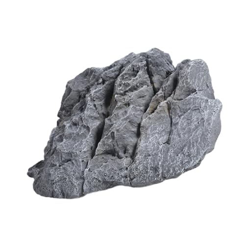 LOVIVER Imitation Rock Faux Stone Skulptur Pumpe Abdeckung Handwerk Hintergrund Requisiten Landschaft Rock Natürliche Textur für Hof Garten, 24x19x14cm von LOVIVER