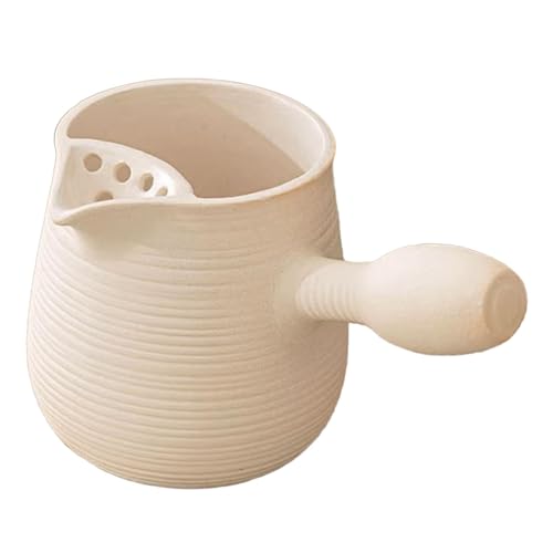 LOVIVER Keramik-Teekanne, Teebereiter, Wasserkocher für blühende und lose Teeblätter, Porzellan-Teekanne, einzelne Teekanne aus Porzellan, als Geschenk für, Höhe 11cm von LOVIVER