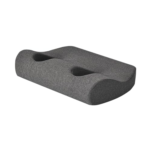LOVIVER Kissen mit Ohrloch, Ohrkissen, Bequemes Kissen, Atmungsaktives Schlafkissen, Memory Schaum Kissen für Alle Schlafpositionen, grau LOVIVER Kissen mit Ohrloch, Ohrkissen, Bequemes Kissen, Atmungsaktives Schlafkissen, Memory Schaum Kissen für Alle Schlafpositionen, grau von LOVIVER