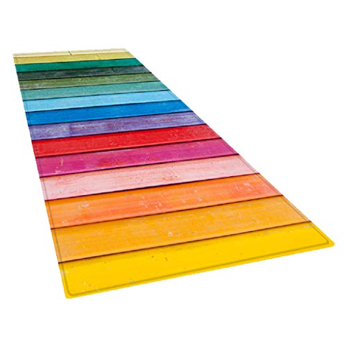 LOVIVER Küche Läufer Teppich Teppichläufer Küchenläufer Flurläufer Küchenteppich Schmutzfangmatte Fußmatte - Regenbogen, 60 x 180 cm von LOVIVER