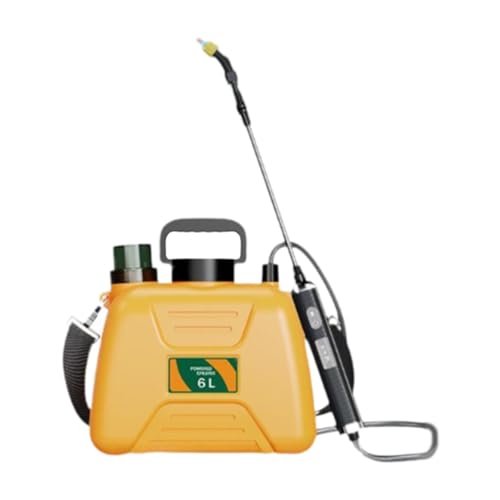 LOVIVER Lawn Electric Rucksack Sprühgerät Gerade und Nebelspray Tragbares einstellbares Shoudler -Gurt automatisch Gartensprühfarm, Gelb von LOVIVER