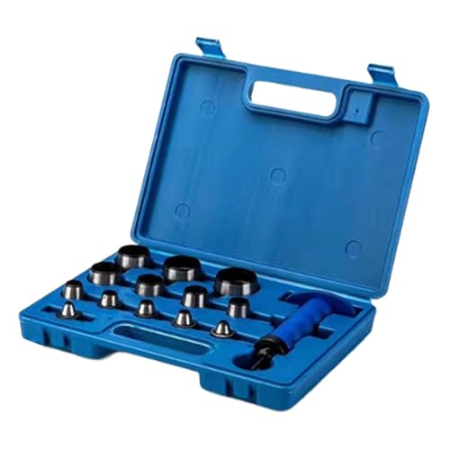 LOVIVER Locher-Set, Hohlstanzer-Kit, manuelles Werkzeug mit Aufbewahrungsbox, Mehrzweck-Stanzwerkzeug, Dichtungsstanz-Set für DIY-Handtaschen von LOVIVER
