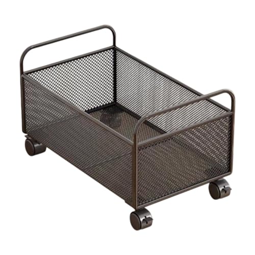 LOVIVER Mesh Rolling File Cart Cart Mesh Storage Cart mit Rädern unter Schreibtisch Office Supplies Rolling Organizer für Handtaschenschule Handwerk, 48x25x30cm LOVIVER Mesh Rolling File Cart Cart Mesh Storage Cart mit Rädern unter Schreibtisch Office Supplies Rolling Organizer für Handtaschenschule Handwerk, 48x25x30cm von LOVIVER