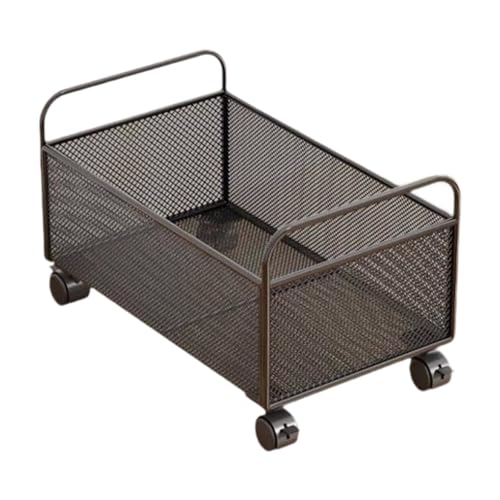 LOVIVER Mesh Rolling File Cart Cart Mesh Storage Cart mit Rädern unter Schreibtisch Office Supplies Rolling Organizer für Handtaschenschule Handwerk, 48x30x30cm LOVIVER Mesh Rolling File Cart Cart Mesh Storage Cart mit Rädern unter Schreibtisch Office Supplies Rolling Organizer für Handtaschenschule Handwerk, 48x30x30cm von LOVIVER