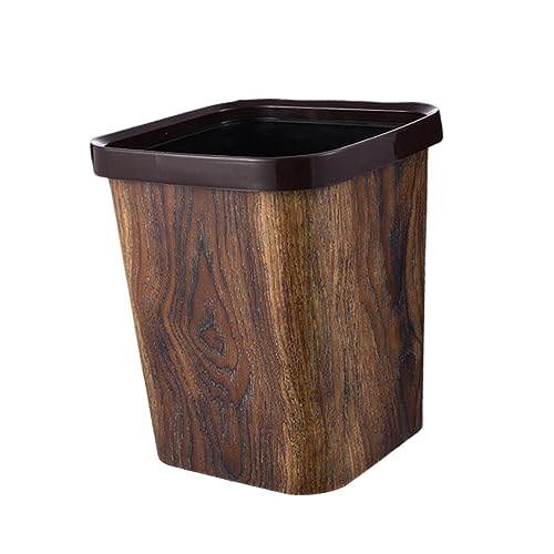 LOVIVER Müllcontainer, Innenmülleimer, Ohne Deckel, Großer, Langlebiger Papierkorb, Toilettenabfallbehälter, für Waschräume, Wohnheime, Waschküche, Küche, Quadratisch 12L von LOVIVER