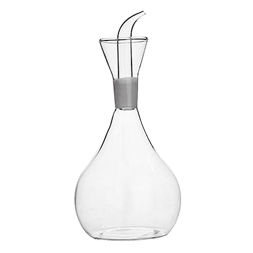 LOVIVER Ölkaraffe, Dekanter, Glasölflasche, Gadgets, Sojasauce, Öl, Essig, Menage mit Ausgießer, Ölspender für Salat, Haushalt, Party, Backen, 350ml von LOVIVER