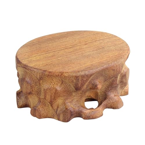 LOVIVER Retro Holzsockel Blumentopf Blumentopf Sockel Dekosockel Einzigartige Figur Skulptur Display Stand Home Decor, Hoch von LOVIVER