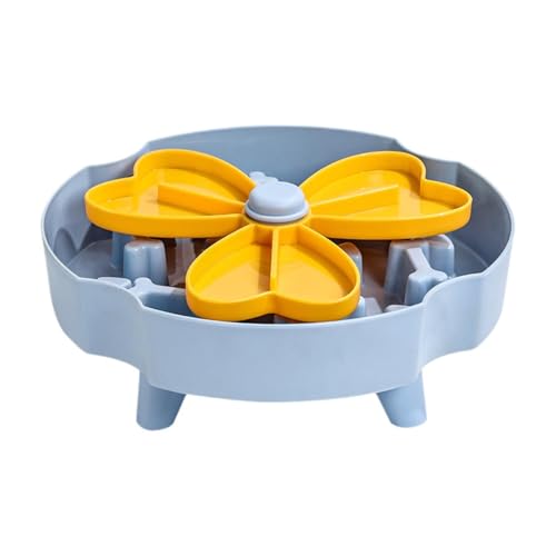 LOVIVER Slow Feeder Hundenapf, Futternapf für langsameres Fressen von Haustieren, Schutz der Wirbelsäule von Haustieren, Abnehmbarer erhöhter Katzenfutternapf, Blau Gelb LOVIVER Slow Feeder Hundenapf, Futternapf für langsameres Fressen von Haustieren, Schutz der Wirbelsäule von Haustieren, Abnehmbarer erhöhter Katzenfutternapf, Blau Gelb von LOVIVER