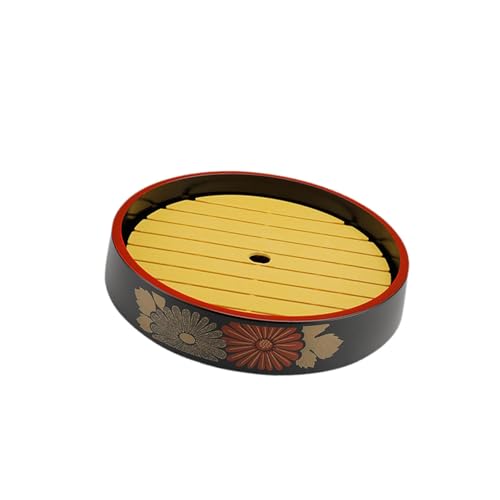 LOVIVER Sushi-Präsentationsteller, Sushi-Servierplatte, rund, Sashimi-Brett, Servierplatte, Sashimi-Tablett, Sushi-Teller für das Restaurant zu Hause, 30CM von LOVIVER