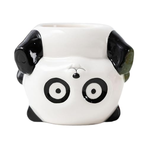 LOVIVER Tier-Pflanzgefäß, Blumentopf, Geschenk, Schreibtisch-Behälter, Pflanzenhalter, Blumenvase für Balkon, Schlafzimmer, Haus, Garten, Panda 10x8.3x8.5cm von LOVIVER