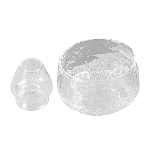 LOVIVER Traditionelle Matcha Schüssel Und Schneebesenhalter, Handgefertigtes Matcha Chasen Ritual Set, Salatbrei Saftschüssel Chawan 500 Ml, Klar LOVIVER Traditionelle Matcha Schüssel Und Schneebesenhalter, Handgefertigtes Matcha Chasen Ritual Set, Salatbrei Saftschüssel Chawan 500 Ml, Klar von LOVIVER