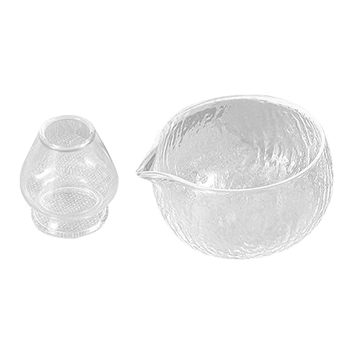 LOVIVER Traditionelle Matcha Schüssel mit Ausgießer Und Schneebesenhalter, Handgefertigtes Matcha Chasen Ritual Set, Salatbrei Saftschüssel Chawan 500 Ml, Klar LOVIVER Traditionelle Matcha Schüssel mit Ausgießer Und Schneebesenhalter, Handgefertigtes Matcha Chasen Ritual Set, Salatbrei Saftschüssel Chawan 500 Ml, Klar von LOVIVER