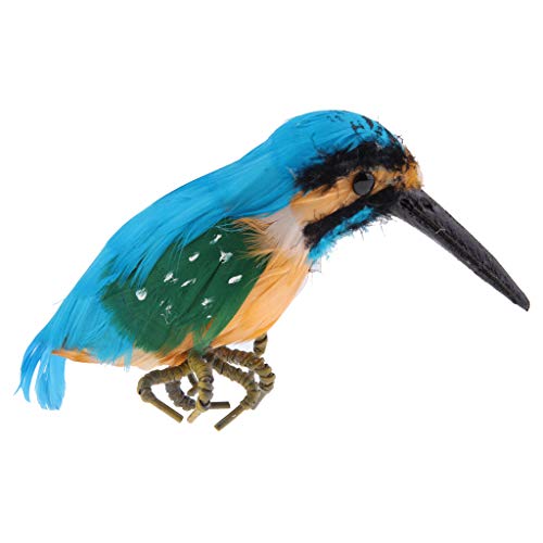 LOVIVER Vogelschreck Gartenfigur für Wohnkultur, Eisvogel 14 cm von LOVIVER