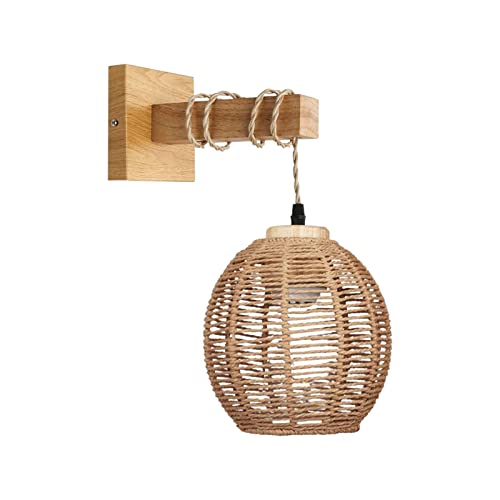 LOVIVER Wandleuchten, Beleuchtung, Wandleuchten, moderne Bauernhaus-Wanddekoration, Wandlampe, Rattan-Wandlampe für Scheune, Loft, Flur, Haus, Veranda von LOVIVER