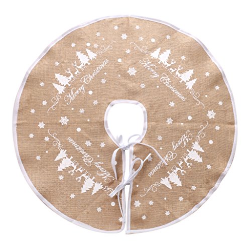 LOVIVER Weihnachtsbaum Rock Decke Teppich Christbaumdecke Unterlage Weihnachtsdeko, 80cm LOVIVER Weihnachtsbaum Rock Decke Teppich Christbaumdecke Unterlage Weihnachtsdeko, 80cm von LOVIVER