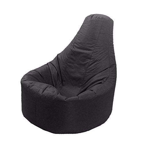 LOVIVER XXL Recliner Gaming Sitzsack Abdeckung Erwachsenen Sitz Pod Tasche Abdeckung - Schwarz von LOVIVER