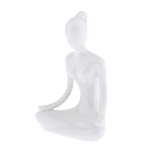 LOVIVER Yoga Deko Figur Skulptur Dekofigur Dekoobjekt für Aufenthaltsraum, Esszimmer, Outdoor, Style-06 von LOVIVER