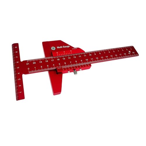 LOVIVER Zimmermannswinkel, Layout-Werkzeug, Zimmermannslineal, Mehrzweck, mit Einsteckloch, leichtes rechtwinkliges Lineal, Messwerkzeug, 210mm von LOVIVER