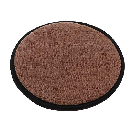 LOVIVER rutschfeste Memory Foam Cotton Brown Küchenstuhl, Das Stuhl, Rund 28 cm von LOVIVER