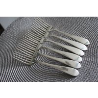 925 Vintage Sterling Silber Servieren Gabel 7" 47G Ca Küche Abendessen Hst von LOVNTG