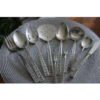 Gorham Sterling Silber Massiv 925Er Set 9 Stück Löffel Gabel Klinge Messer Vintage Küchentisch Servieren Sammlerstück 500 Gramm Fr von LOVNTG