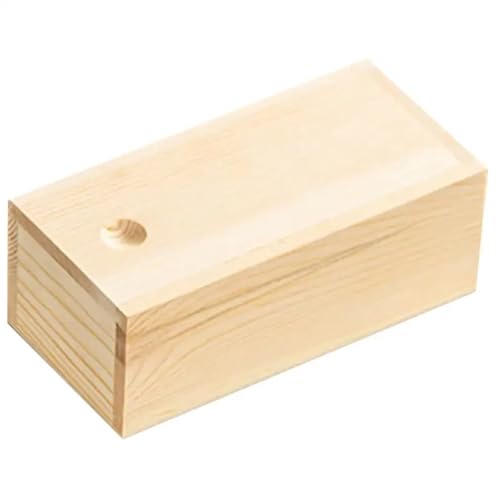 LOVSSU Holz Aufbewahrungsbox 15x9x8cm Holzkiste Verpackung Fall Aufbewahrungskoffer for Hochzeit Schiebedeckel Box FüR Bastelbedarf von LOVSSU