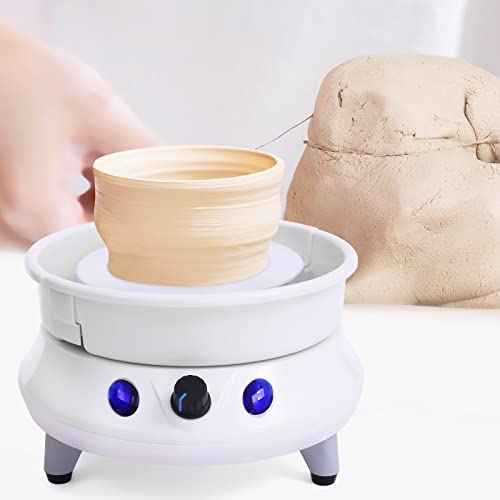 LOYEMAADE Töpferscheibe,Einstellbare Geschwindigkeit und Richtung Electric Pottery Wheel 0-2000 U/min DIY Keramikmaschine ton Werkzeug von LOYEMAADE