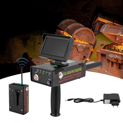 Metalldetektor,1200M Hand Metalldetektoren Langstrecken Metall Finder Mit Wiederaufladbaren Akku 2000mAh,für Gold, Silber, Kupfer, Diamant von LOYEMAADE