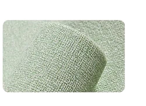 LPACXBYD Wärmedämmende Tapete 2,8/10 m Verdicken Selbst-adhesive Wärmedämmung Tapete Leinen Plain Farbe Dekor Wand Aufkleber Renovierung Anti-kollision(Light Green,50cmx1000cm) von LPACXBYD