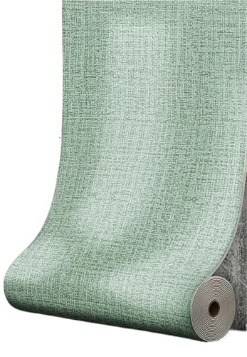 LPACXBYD Wärmedämmende Tapete 50 cm x 2,8/5/10 m Leinen, einfarbig, wasserdichter Schaumstoff, selbstklebend, for die Renovierung von Hintergrundwänden(Light green,1pcs 50cmX10m) von LPACXBYD