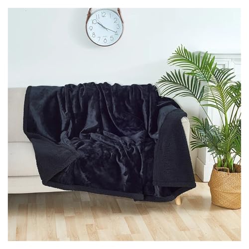 LPAGOLMIX Haustierdecke wasserdichte Haustierdecke wasserdichte Haustierdecke Flüssigkeitsurin-Beweis Hundedecke Bettcouch(Black,M (100x145cm)) von LPAGOLMIX