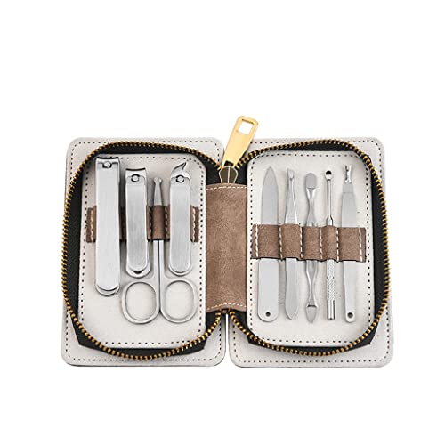 Pinzette Präzisionspinzette, Maniküre-Set, 9-teilig, Nagelknipser, Nagelknipser und Set, Körperpflege-Werkzeug, Reißverschluss Pinzette Präzisionspinzette, Maniküre-Set, 9-teilig, Nagelknipser, Nagelknipser und Set, Körperpflege-Werkzeug, Reißverschluss von LPAGOLMIX