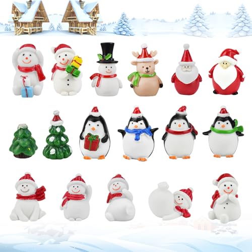 LPAMABA 17 Stück Weihnachtsdeko Schneeflocken Schneemann Miniatur Weihnachten Tischdeko Mini Weihnachten Ornamente Mini Weihnachtsmann Miniatur Kleine Weihnachtendekoration LPAMABA 17 Stück Weihnachtsdeko Schneeflocken Schneemann Miniatur Weihnachten Tischdeko Mini Weihnachten Ornamente Mini Weihnachtsmann Miniatur Kleine Weihnachtendekoration von LPAMABA