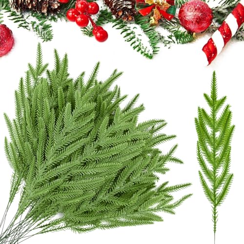 LPAMABA 30 Stück ca.35cm Künstliche Tannenzweige Gefälschte Kiefernzweige Künstliche Tannennadeln Tannenzweige Gefälschte Tannennadeln Kiefernnadel für DIY Adventskranz Girlande Weihnachten Deko Grün LPAMABA 30 Stück ca.35cm Künstliche Tannenzweige Gefälschte Kiefernzweige Künstliche Tannennadeln Tannenzweige Gefälschte Tannennadeln Kiefernnadel für DIY Adventskranz Girlande Weihnachten Deko Grün von LPAMABA