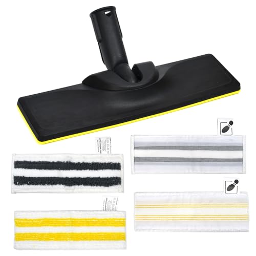 LPAMABA 5 Stück Zubehör Bodendüsenset kompatibel mit Kärcher SC2 SC3 SC4 SC5, Ersatz Bodendüse für Dampfreiniger, inkl 1 Bodendüse von LPAMABA