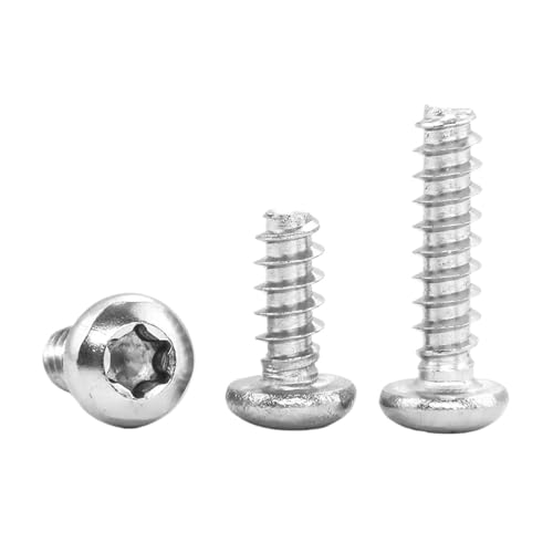 LPANBTGU M2 M2.3 M2.6 M3 M3.5 M4 M5 Sechskant-Blechschraube mit Rundkopf(M5x12mm 10pcs) von LPANBTGU