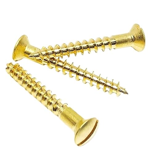 LPANBTGU M2.5M3.5M4.5M4.5M5 Verzinkte, versenkte, geschlitzte, runde, selbstschneidende Schraube(M5x50mm 5pcs) von LPANBTGU
