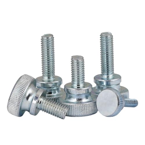 LPANBTGU M3 M4M5M6 M8 M10 Verzinkte doppelschichtige manuelle Anziehschrauben(M3x8 20pcs) von LPANBTGU