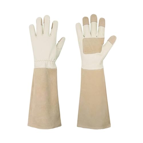 LPATEBCVU Lange Gartenhandschuhe 1 Paar lange Gartenhandschuhe, dornensichere, Rosenschnitt, atmungsaktive Stulpen-Arbeitshandschuhe for Graben, Pflanzen und Beschneiden(XL) von LPATEBCVU