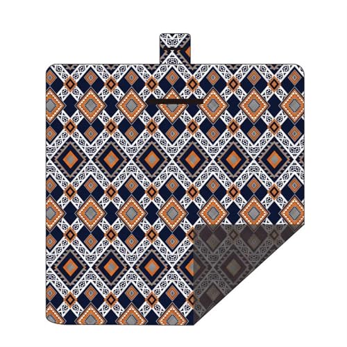 LPATEBCVU Picnic Blanket 2 x 2 m Camping-Picknickmatte, waschbar, sanddicht, Stranddecke, faltbar, mit 3 Schichten, Park, Wandern, Innenhof, Außenbereich, größer, Dicker(14) von LPATEBCVU