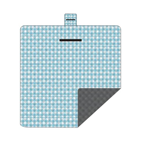 LPATEBCVU Picnic Blanket 2 x 2 m Camping-Picknickmatte, waschbar, sanddicht, Stranddecke, faltbar, mit 3 Schichten, Park, Wandern, Innenhof, Außenbereich, größer, Dicker(5) von LPATEBCVU