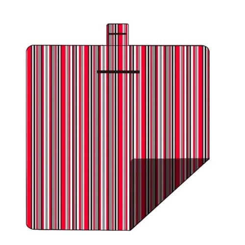 LPATEBCVU Picnic Blanket 2 x 2 m Camping-Picknickmatte, waschbar, sanddicht, Stranddecke, faltbar, mit 3 Schichten, Park, Wandern, Innenhof, Außenbereich, größer, Dicker(7) von LPATEBCVU