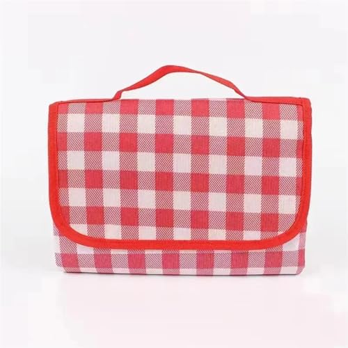 LPATEBCVU Picnic Blanket Verdickte wasserdichte Camping-Bodenmatte Isomatte Faltbare Picknickdecke(Red) von LPATEBCVU