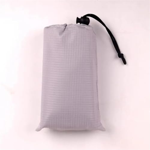 Picnic Blanket Outdoor-Strandmatte, wasserdicht, faltbar, for Camping, leichte Reise, Gartendecke, kompakter Taschenteppich, Plane, Strand-Picknickdecke(Gray,1.4x2M) von LPATEBCVU