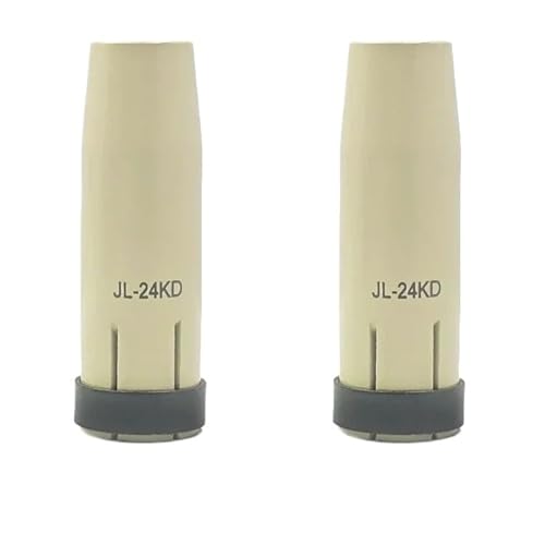 24KD Neue Beschichtungsschutz-Antihaftdüse 0,8/1,0/1,2 mm MIG-Brenner-Gasdüsenspitzenhalter for MB-24KD MIG MAG-Schweißbrenner(Ivory) von LPAYBCFO