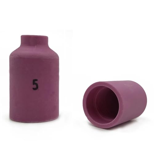54N17#5 Wig-schweißbrenner Verbrauchsmaterial Düse Alumina Schild Tasse for WP17 WP18 WP26 Wig-schweißbrenner 10 Teile/los von LPAYBCFO